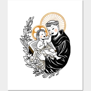 St Anthony of Padua - Catholic Saints Posters and Art